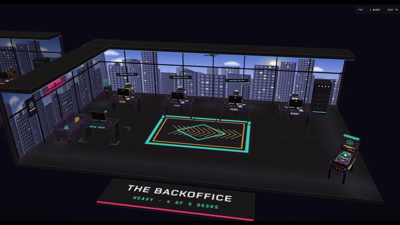 Agents at work in the Back-Office